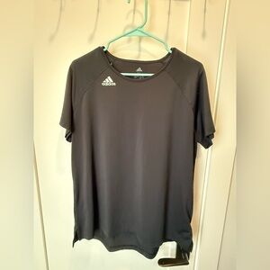 Adidas black workout top